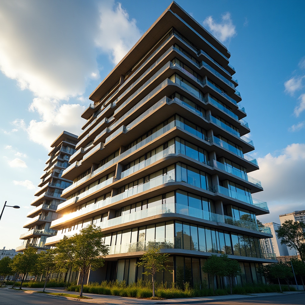 Modern real estate development building in Buenos Aires showcasing contemporary architecture