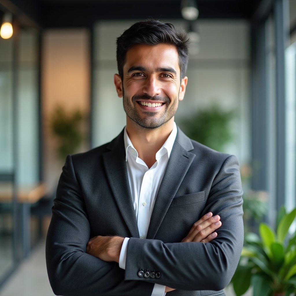 Male financial analyst reviewing real estate crowdlending project documentation