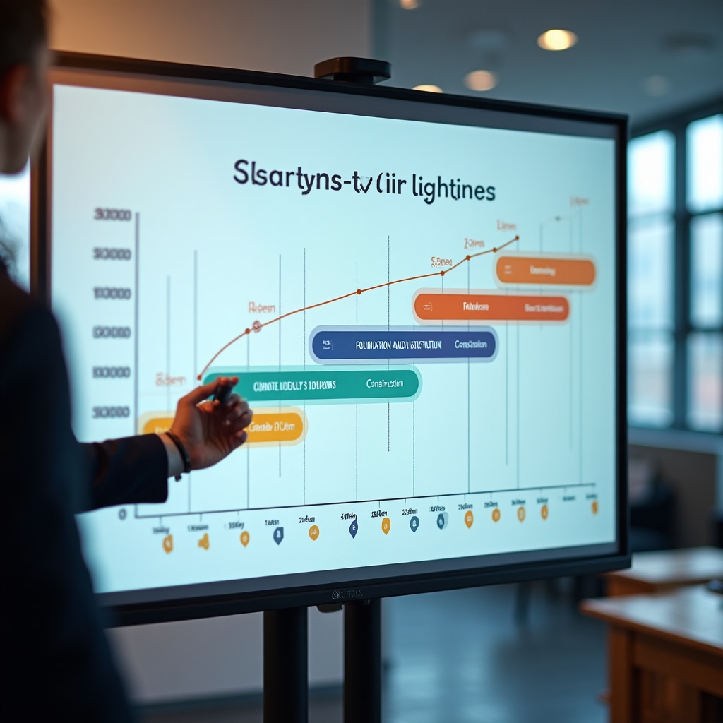 Visual timeline showing typical phases and duration of real estate crowdlending projects